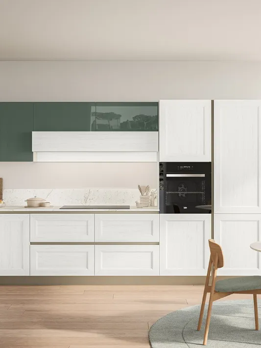 Cucina Moderna con penisola Convivio di Veneta Cucine