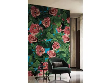 Carta da parati Eyes & Roses di London Art