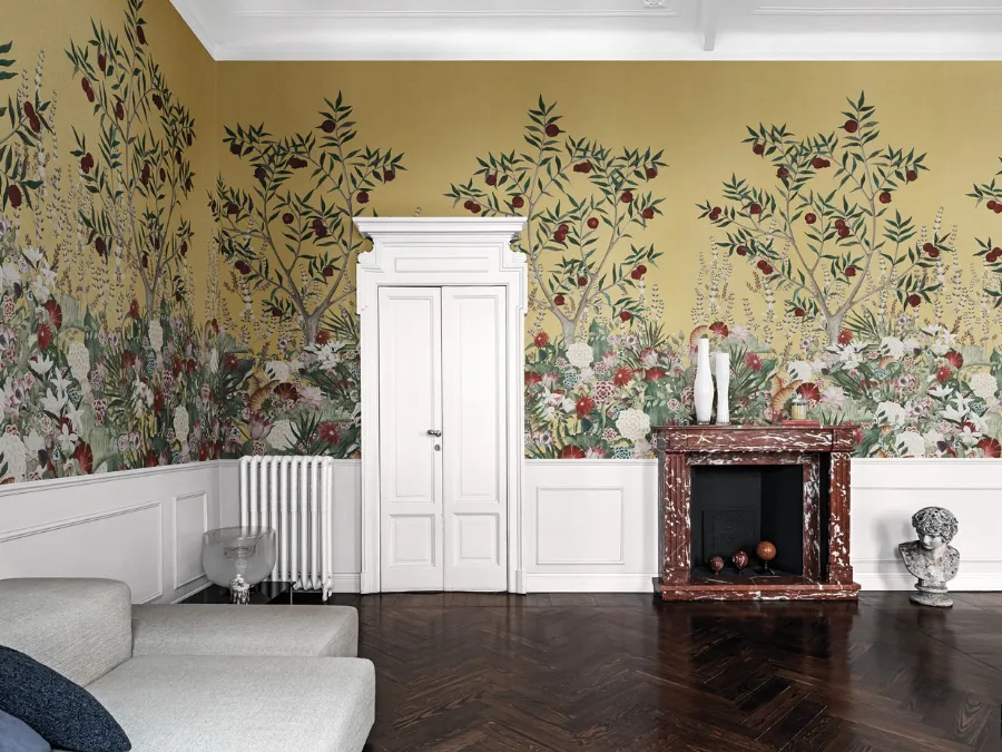 Carta da parati Fleurs Magiques di London Art