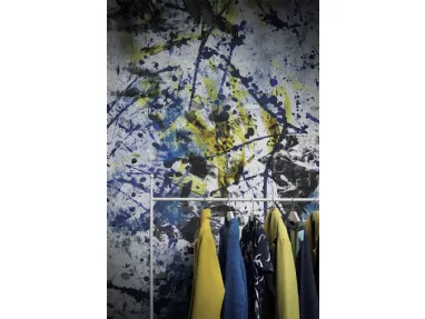 Carta da parati moderna con grafica astratta Jackson di London Art