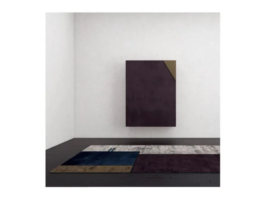 Tappeto con volto geometricamente stilizzato Face Two di Sirecom