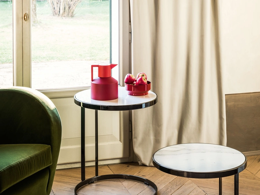 Tavolino Joint con top in cristalceramica di Midj