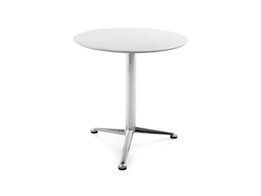 Tavolino 3-Pod Table con top in polipropilene e base in alluminio di Infiniti