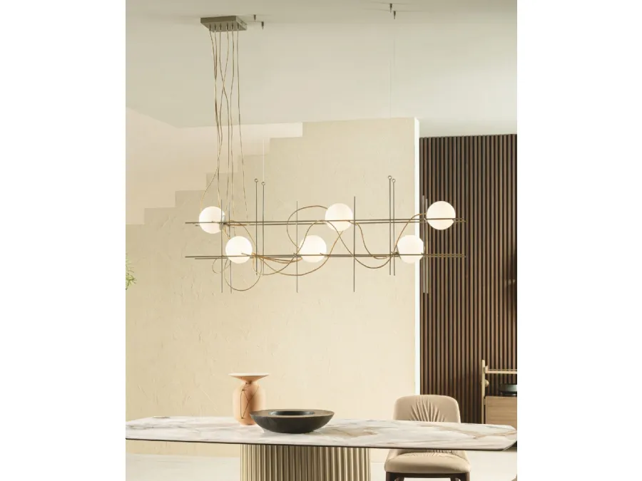 Lampada a sospensione Iron S di Riflessi