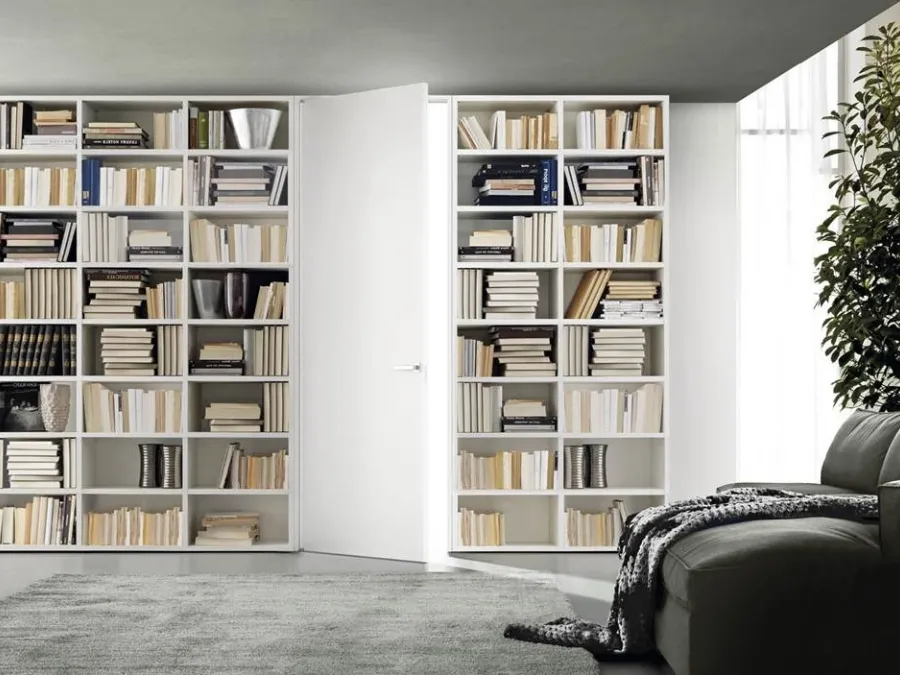 Porta per interni in legno laccato opaco bianco Gea Battente con Stipite di Doal