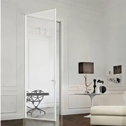 Porta per interni in vetro trasparente Just Battente con Stipite di Doal