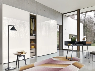 Armadio Breccia Scorrevole in laccato lucido di Sangiacomo