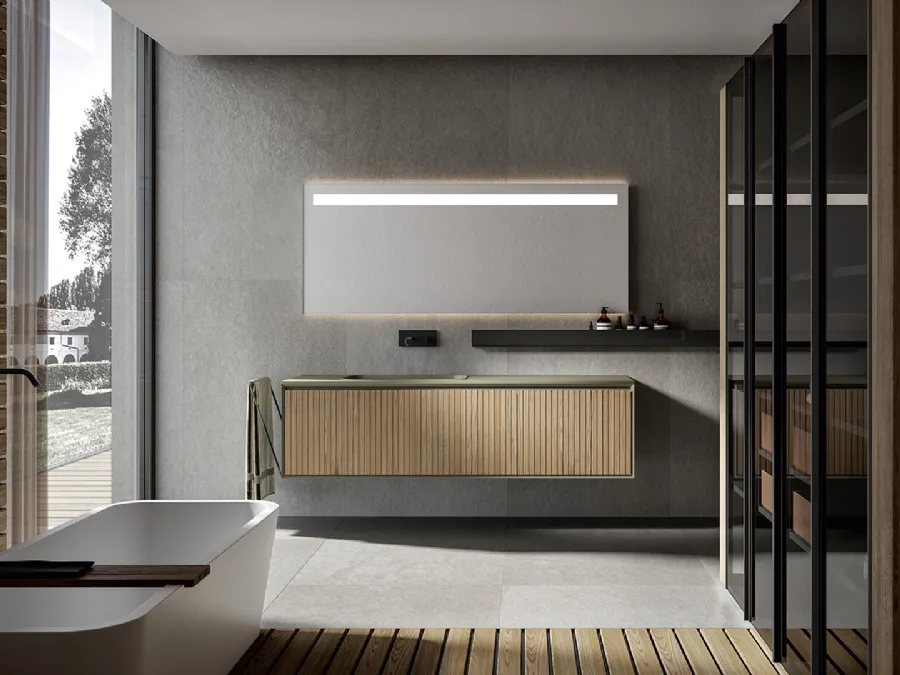 Mobile da Bagno Crio Veneziana Rovere di Edoné