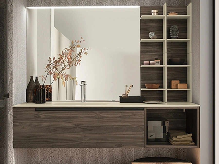 Mobile da Bagno in melaminico e laccato Laundry 09 di Archeda