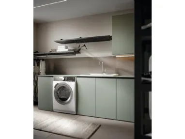 Mobile da Bagno per lavanderia in nobilitato prato Minerva 03 di Edoné