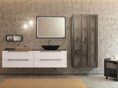 Mobile da Bagno sospeso Seta 07 di Archeda
