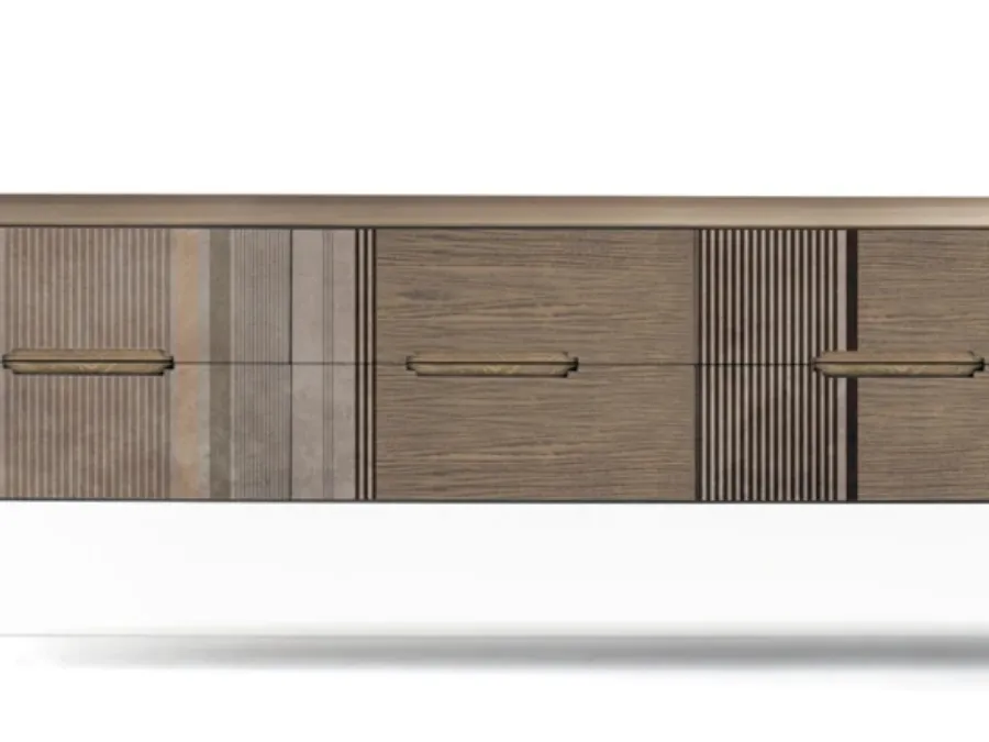 Comò Icon's 102 New Decò V02 in legno con stampa decorativa di Devina Nais