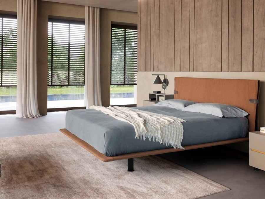 Letto con testiera Dress Code di Presotto