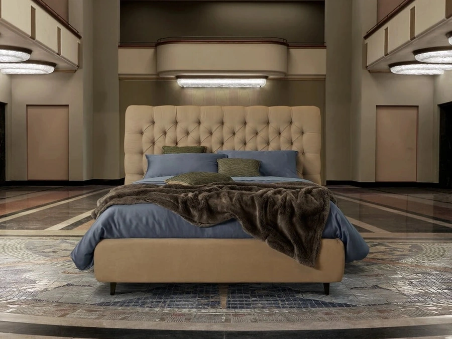 Letto imbottito Eve di Dorelan Letti