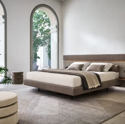Letto matrimoniale Infinito con box contenitore di Twils
