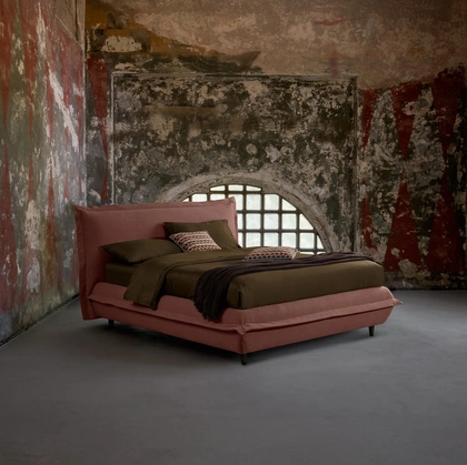 Letto imbottito Keit di Dorelan Letti