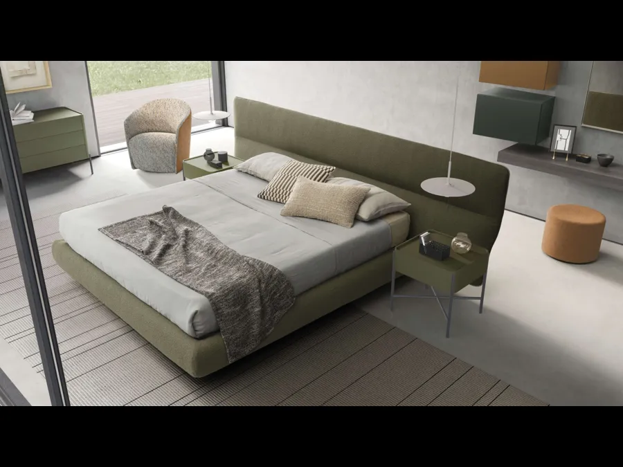 Letto con testiera Dolly Rose di Presotto