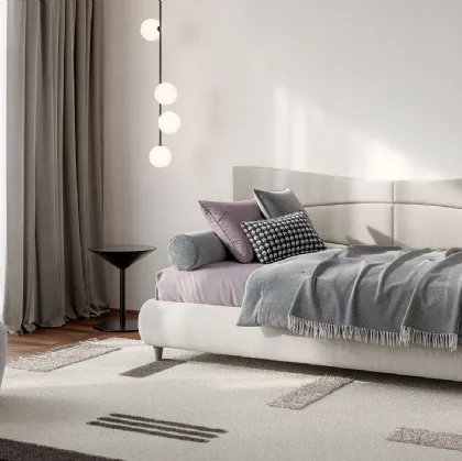 Letto singolo Boiserie Flute di Twils