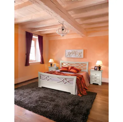 Letto in legno laccato opaco Natalia di Tonin Casa