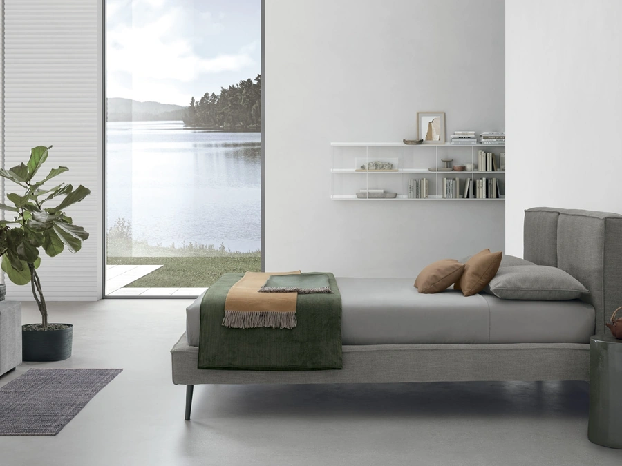 Letto con box contenitore Vega Duo Slim di V&Nice