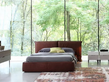 Letto imbottito Zero16 di Devina Nais