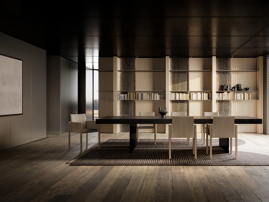Libreria a muro Blade Edge di Modulnova