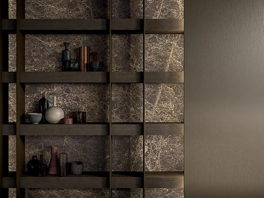 Libreria a muro Brera 04 di Modulnova