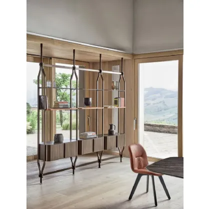 Libreria Charlotte a soffitto 2 di Bontempi