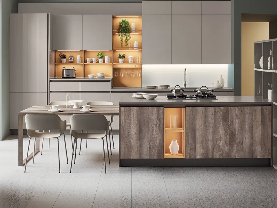 Libreria divisoria Living 06 di Veneta Cucine
