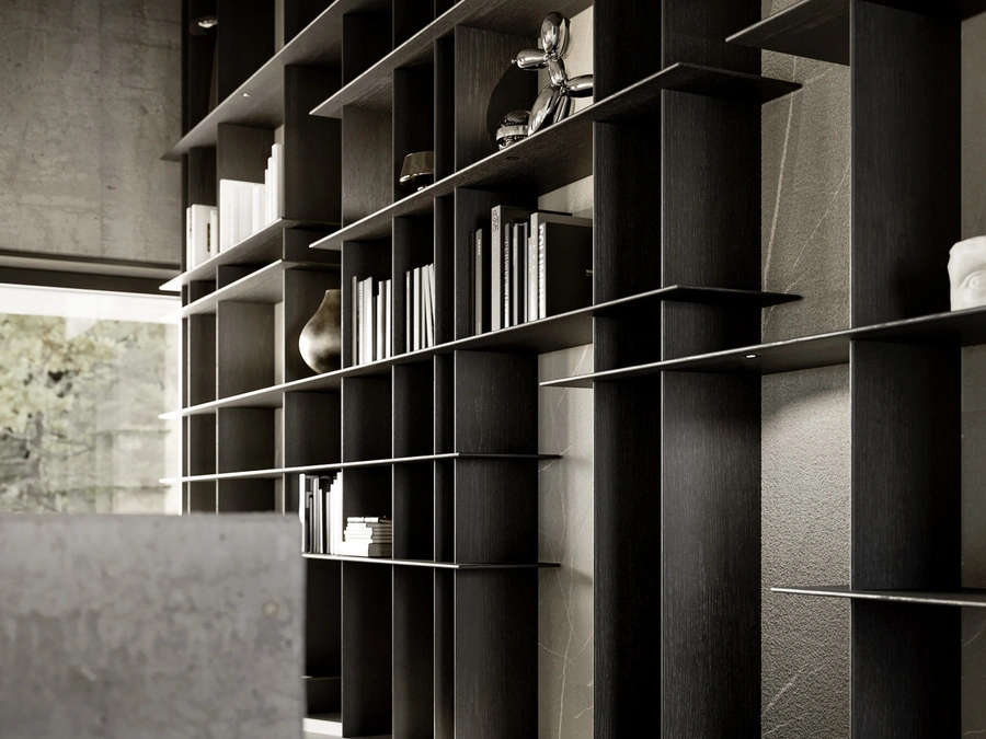Libreria componibile Soft di Modulnova