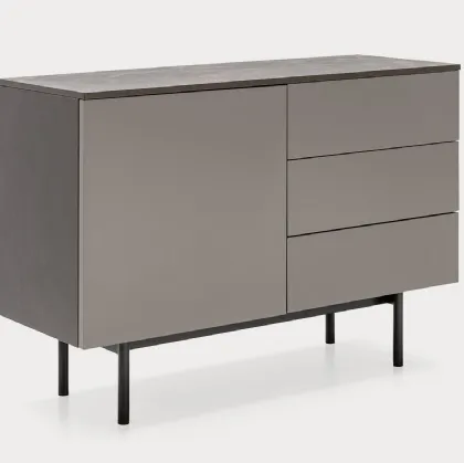 Madia in laccato opaco con top in nobilitato pietra piasentina Made CB6101 1 di Connubia