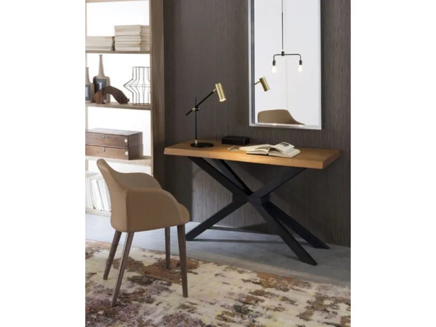 Mobile ingresso Shangai Consolle in legno di Rovere di Riflessi