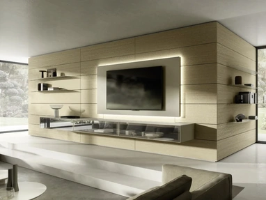 Parete Attrezzata Domino Boiserie 08 di Sangiacomo