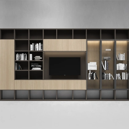 Parete Attrezzata Pari & Dispari C di Presotto