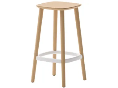 Sgabello Babila Wood di Veneta Cucine