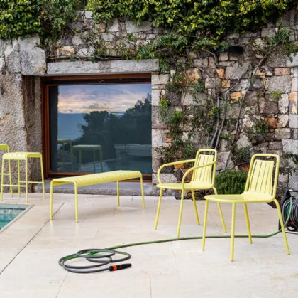 Sgabello in metallo Easy di Connubia