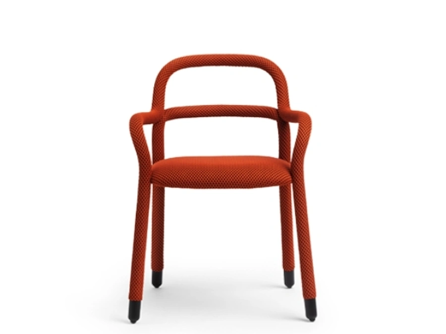 Sedia imbottita Pippi di Midj