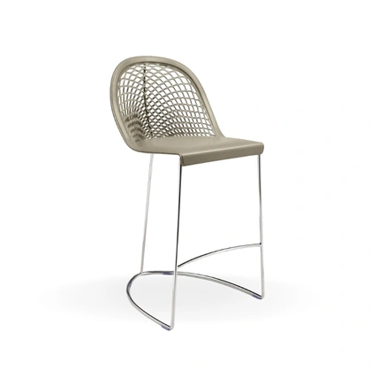 Sgabello in cuoio Guapa di Midj