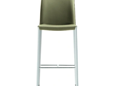 Sgabello in cuoio Nuvola di Midj