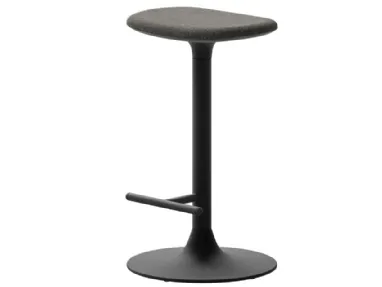Sgabello Spool in tessuto con struttura in metallo di Veneta Cucine