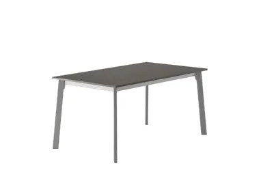 Tavolo Crono con piano in laminato e struttura in metallo di Veneta Cucine