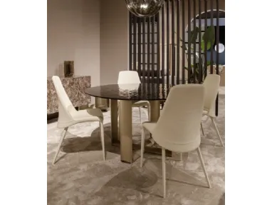 Tavolo Cube Round di Tonin Casa