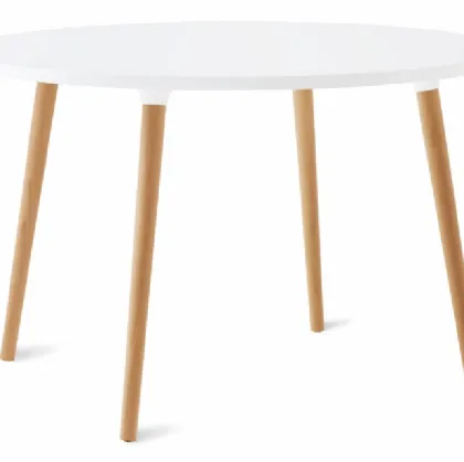 Tavolo Shangai con top in laminato e base in Faggio di Veneta Cucine