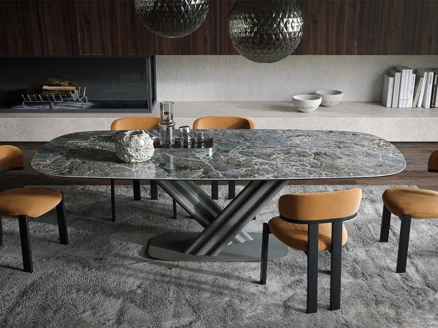 Tavolo Sipario in ceramica di Tonin Casa