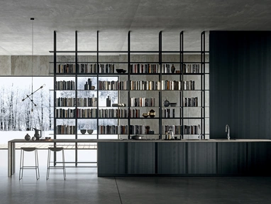 Cucina Design con isola  Frame Taylor Made di Modulnova