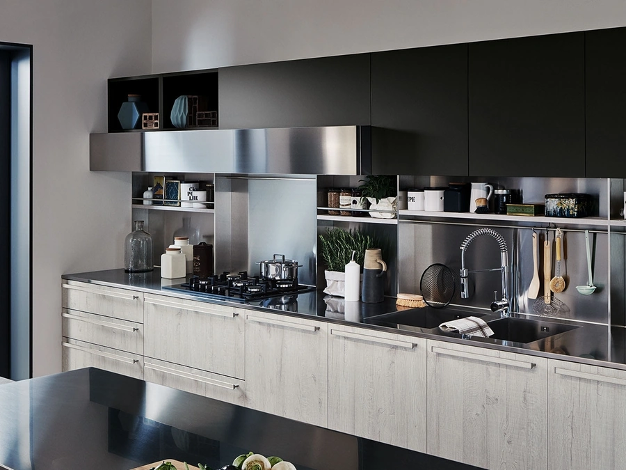 Cucina Moderna ad angolo Ethica di Veneta Cucine