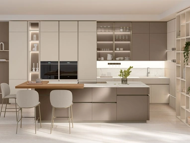 Cucina Moderna con isola Iconica 02 di Veneta Cucine